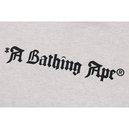 A BATHING APE LOGO RELAXED FIT TEE MENS