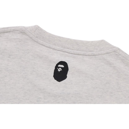 A BATHING APE LOGO RELAXED FIT TEE MENS