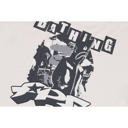 GRAFFITI BAPE LOGO RELAXED FIT TEE #1 MENS