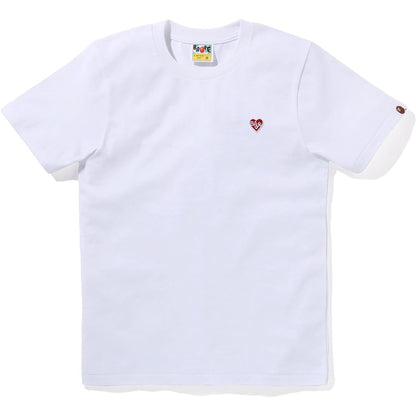 BAPE HEART ONE POINT TEE LADIES