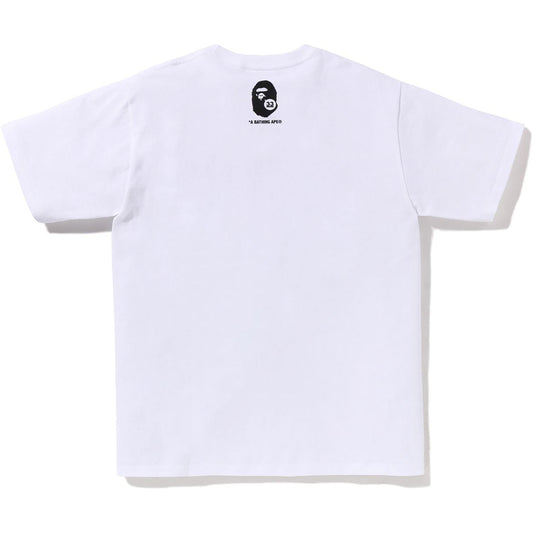 A BATHING APE 33RD ANNIV. APE HEAD TEE MENS