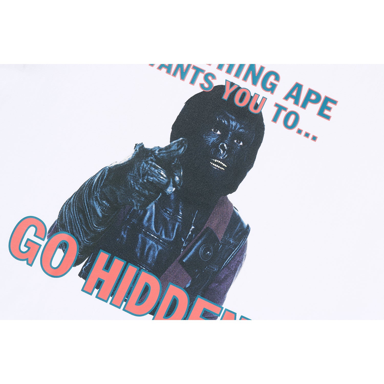 BAPE X HIDDEN GO HIDDEN TEE MENS