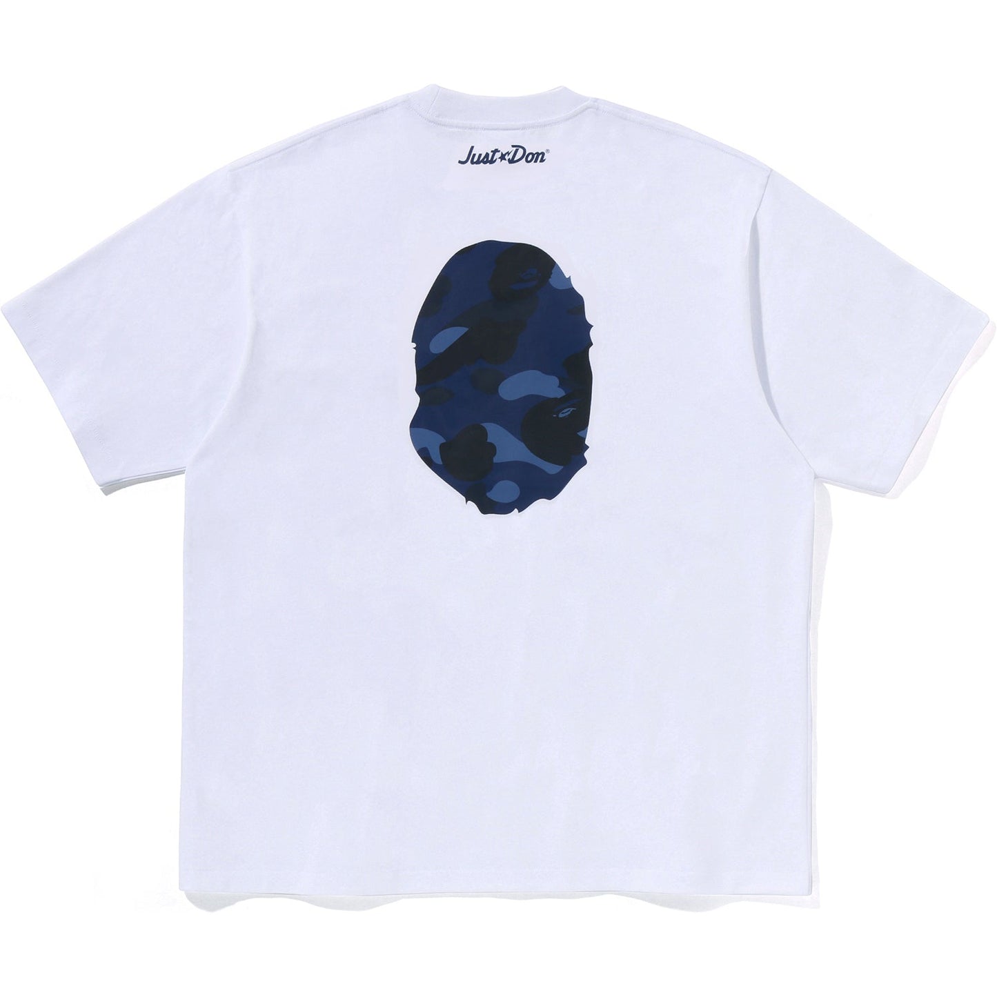 BAPE X JUST DON COLOR CAMO APE HEAD RELAXED FIT TEE MENS