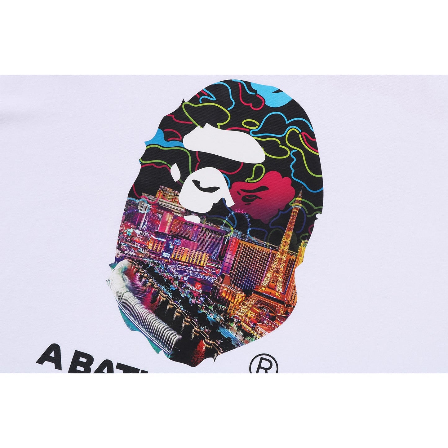 BAPE X F1LV A BATHING APE RELAXED FIT TEE MENS