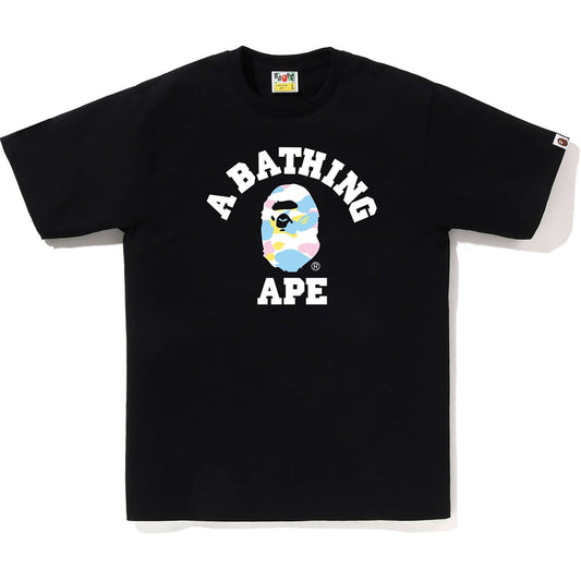 NEW MULTI CAMO COLLEGE TEE MENS