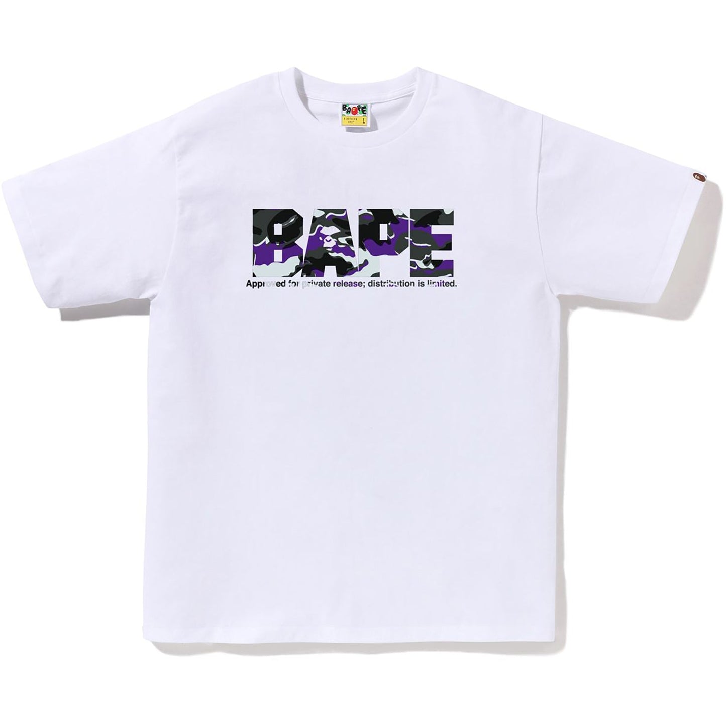 GLITCH WOODLAND CAMO ARMY BAPE TEE MENS