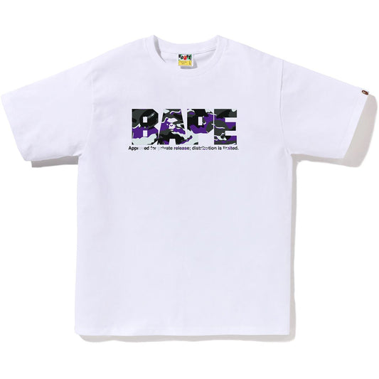 GLITCH WOODLAND CAMO ARMY BAPE TEE MENS