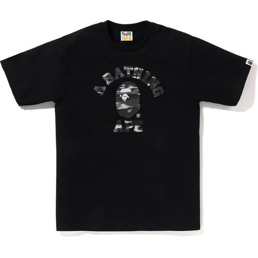 SCREEN CAMO COLLEGE TEE MENS