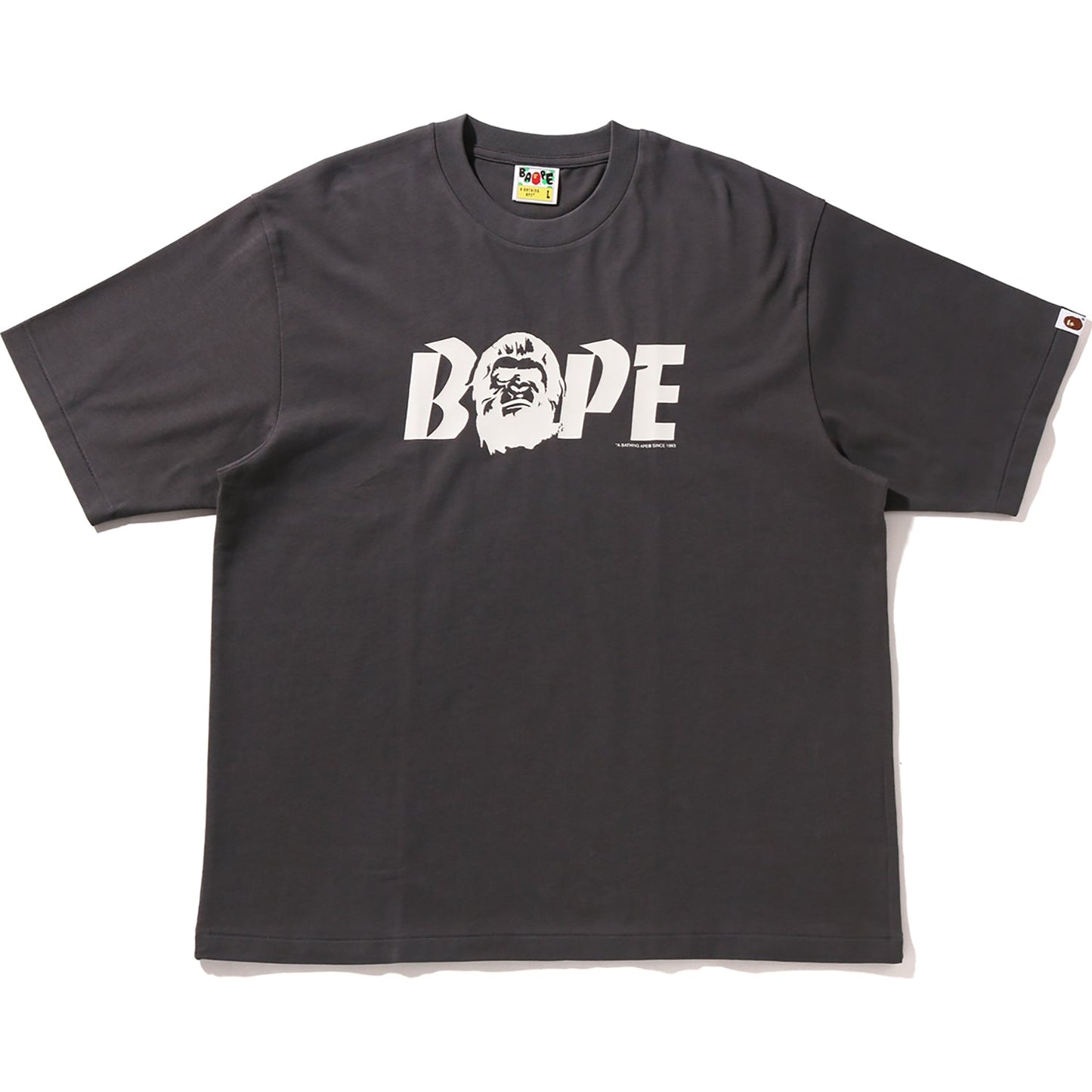 BAPE LOGO RELAXED FIT TEE MENS