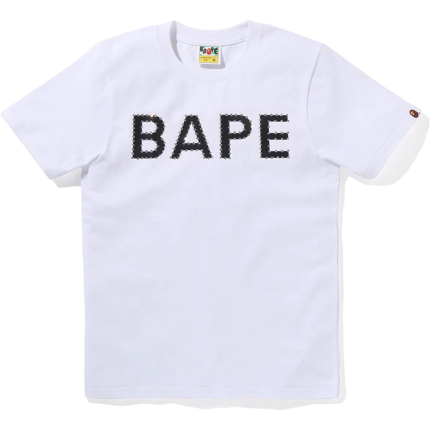 CRYSTAL STONE BAPE LOGO TEE LADIES