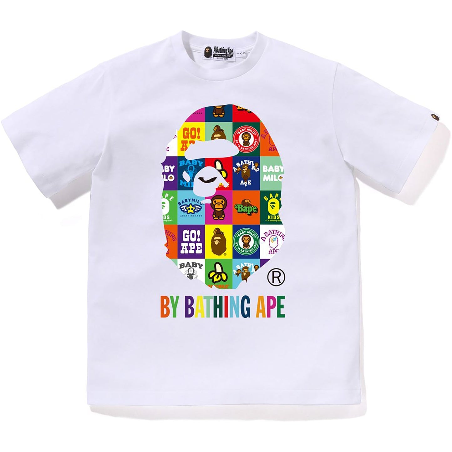 BABY MILO PATCHWORK BY BATHING APE TEE JR KIDS