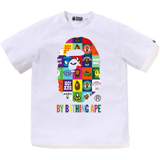 BABY MILO PATCHWORK BY BATHING APE TEE JR KIDS