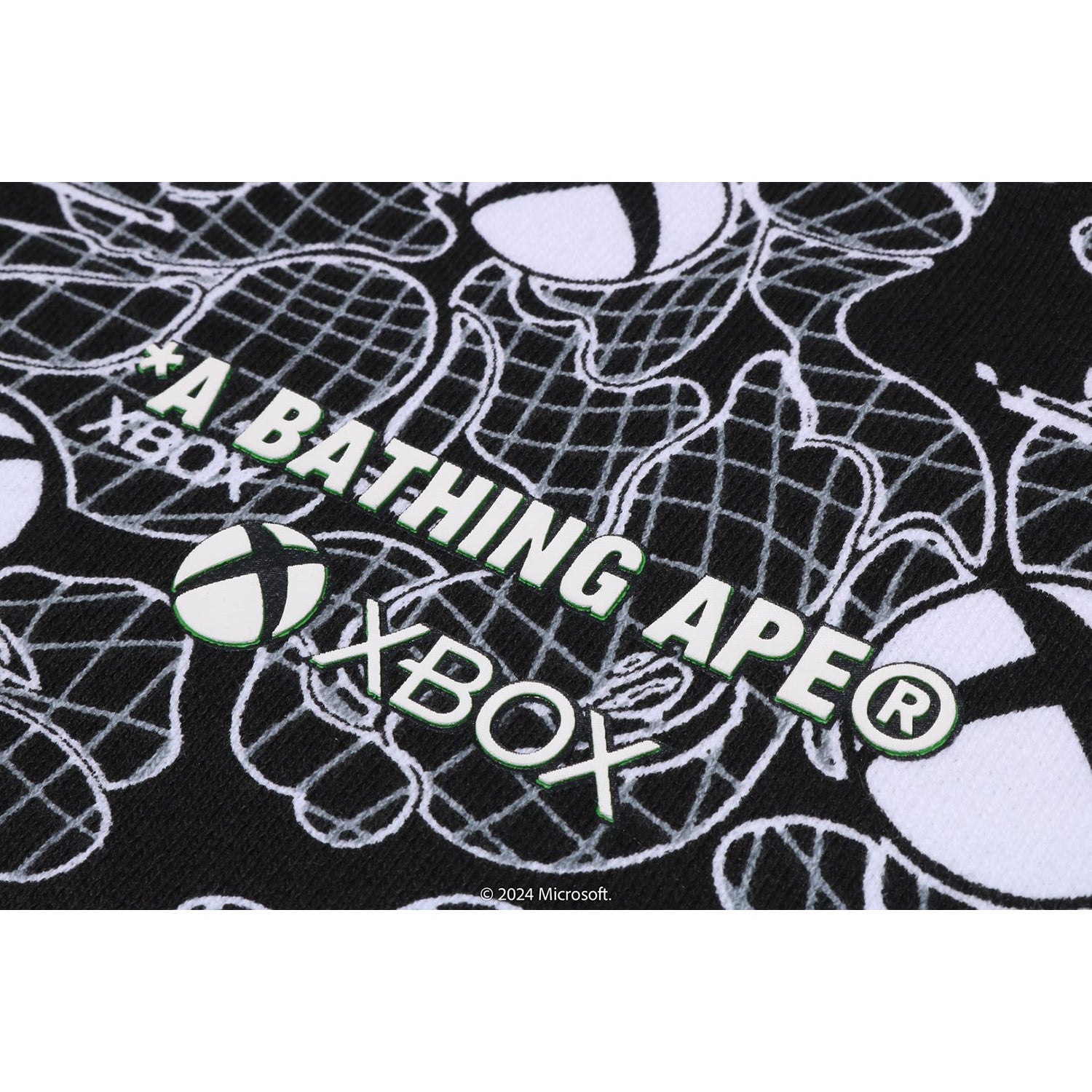 BAPE X XBOX CAMO FULL ZIP HOODIE MENS