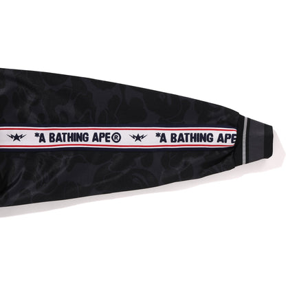 BAPE MENS SOLID CAMO RELAXED FIT SHARK FULL ZIP HOODIE JACKET