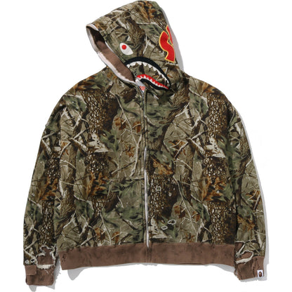 BAPE X SAINT MXXXXXX SHARK FULL ZIP HOOD MENS