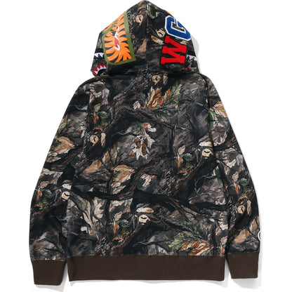 TREE EDGE CAMO SHARK FULL ZIP HOODIE MENS