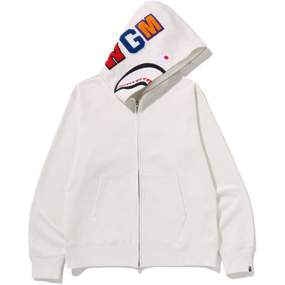 SHARK FULL ZIP HOODIE MENS