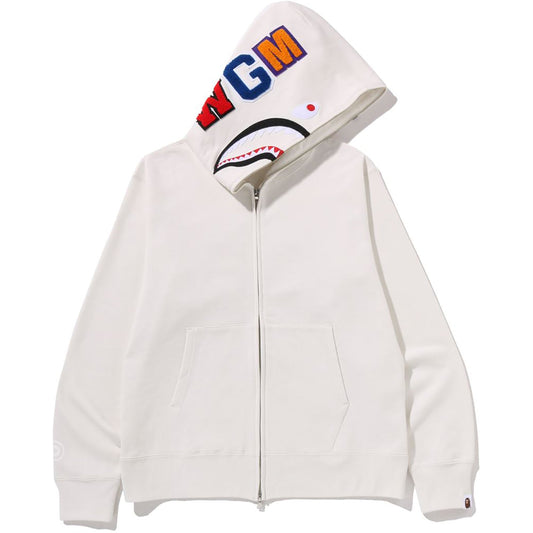 SHARK FULL ZIP HOODIE MENS