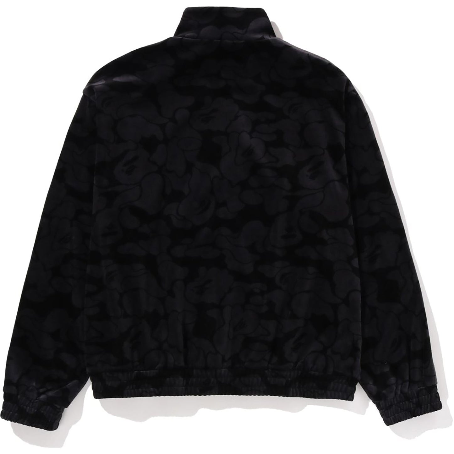 SOLID CAMO VELOUR METAL ONE POINT RELAXED FIT TRACK JACKET MENS