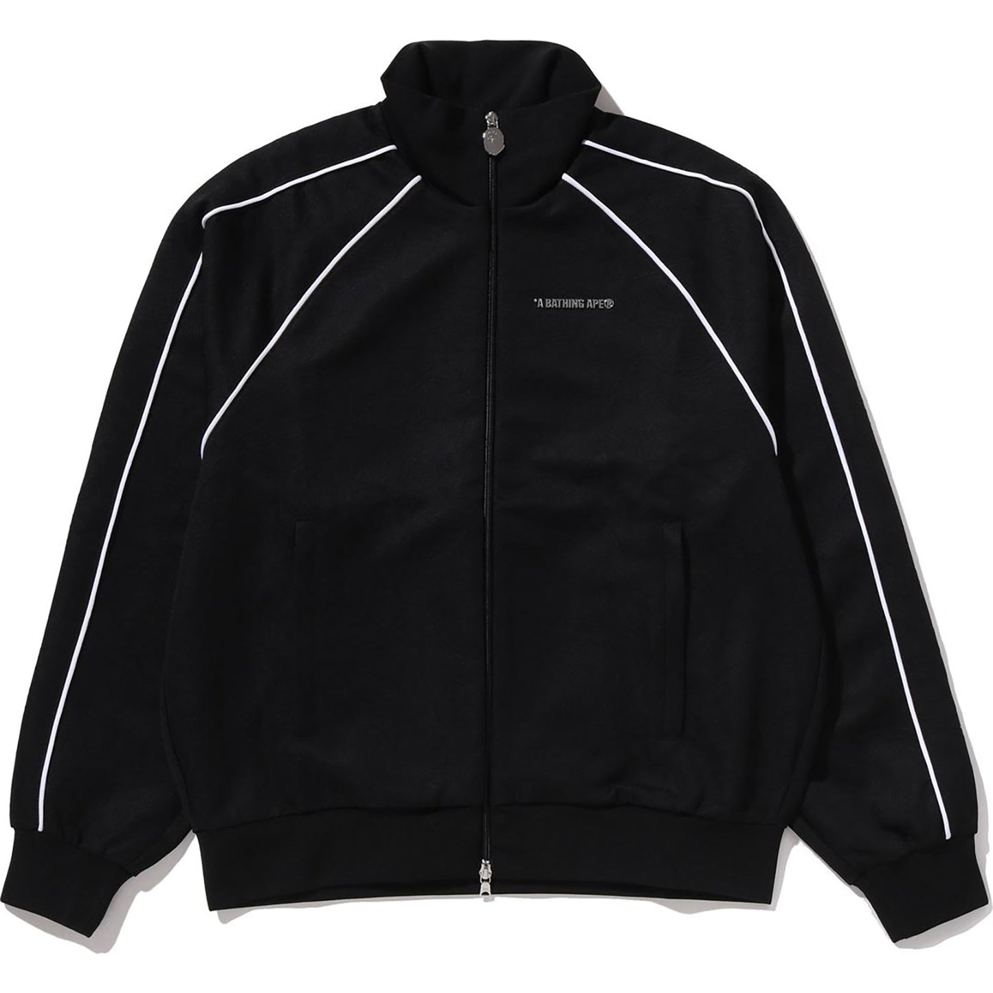 LINE CAMO JACQUARD METAL LOGO RELAXED FIT TRACK JACKET MENS