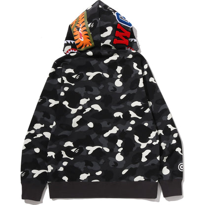 CITY CAMO SHARK REGULAR FIT FULL ZIP HOODIE MENS