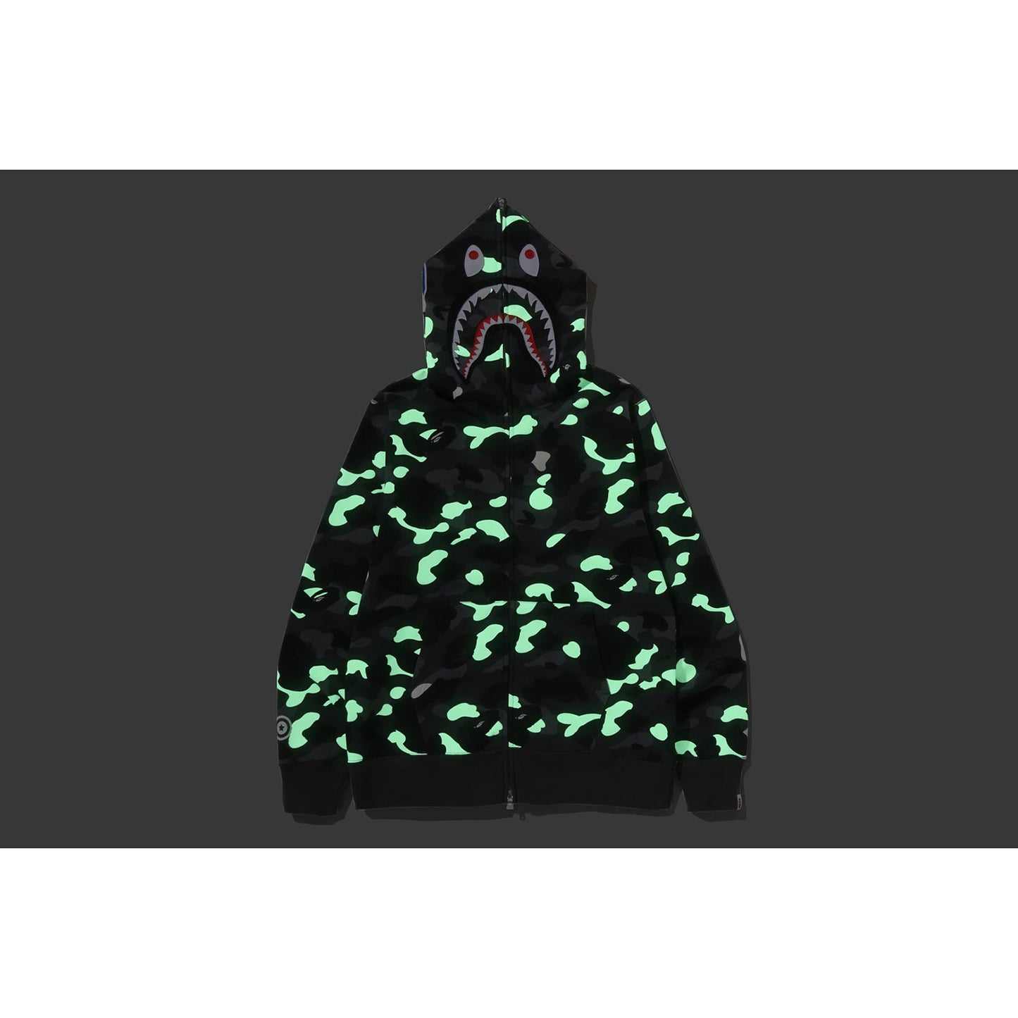CITY CAMO SHARK REGULAR FIT FULL ZIP HOODIE MENS
