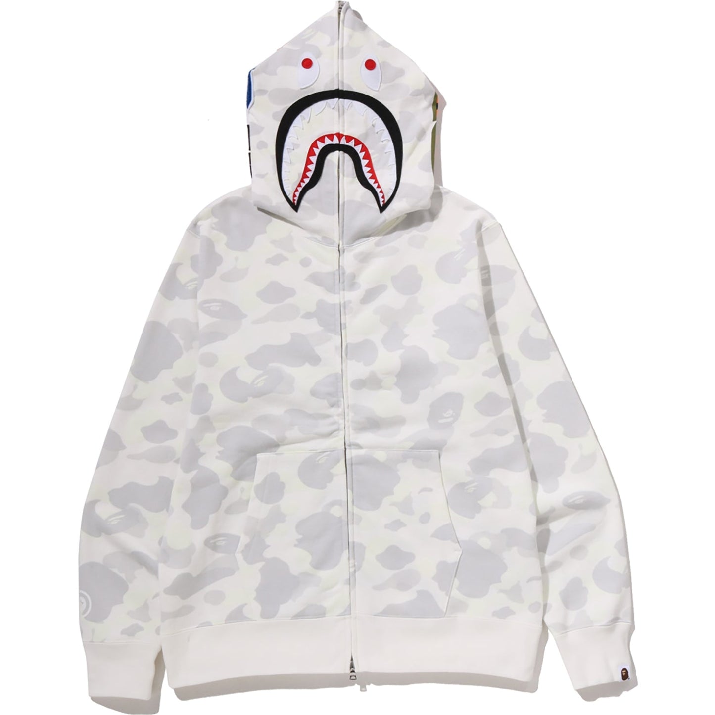 CITY CAMO SHARK REGULAR FIT FULL ZIP HOODIE MENS