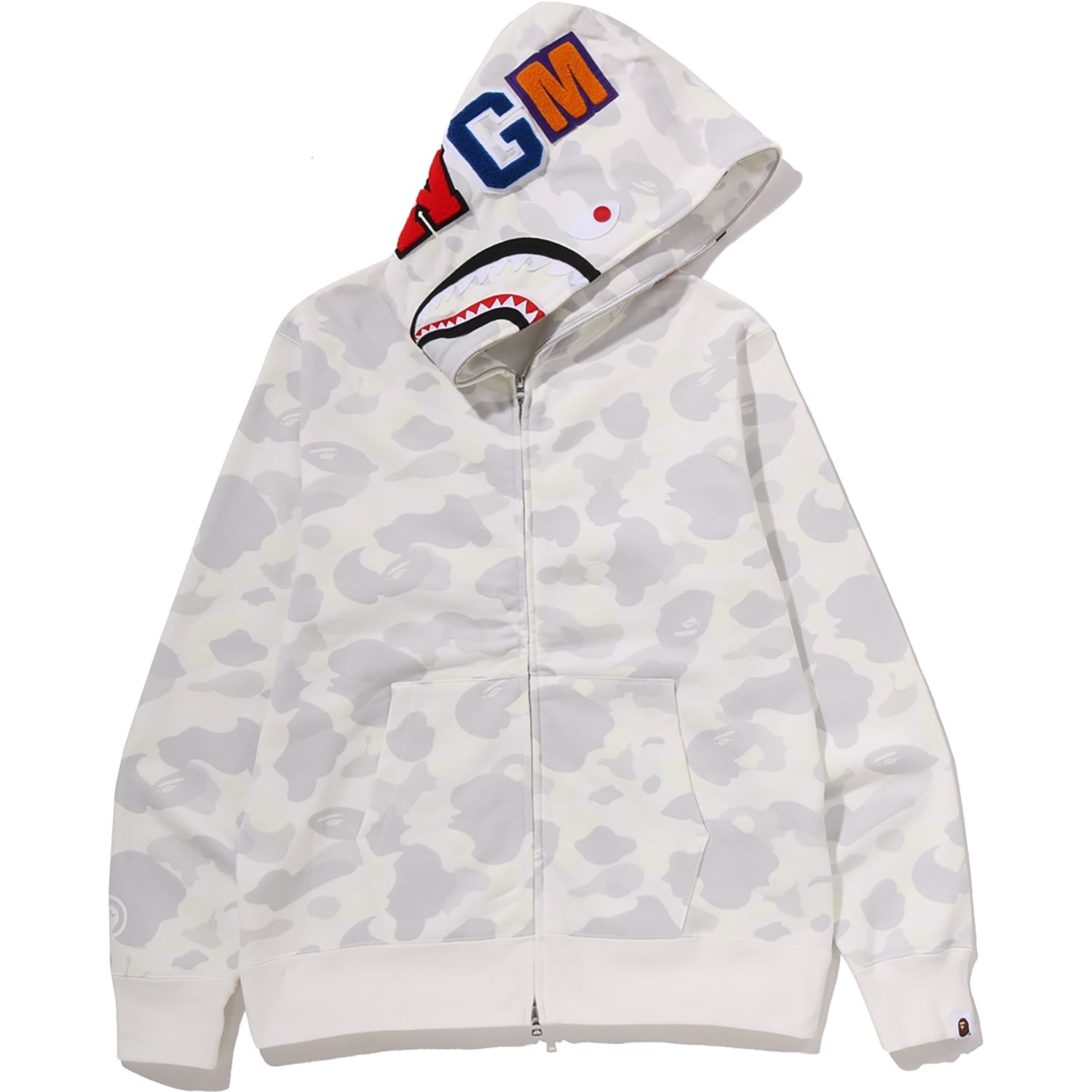 CITY CAMO SHARK REGULAR FIT FULL ZIP HOODIE MENS