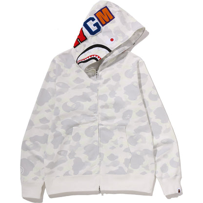 CITY CAMO SHARK REGULAR FIT FULL ZIP HOODIE MENS