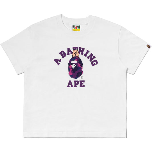 BAPE X STRAYKIDS HAN QUOKKA COLLEGE TEE LADIES